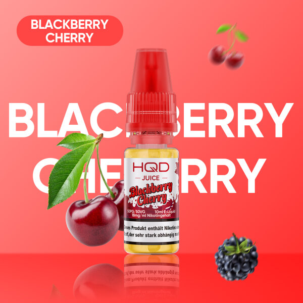 HQD Juice - Blackberry Cherry 18mg/ml Nikotinsalz