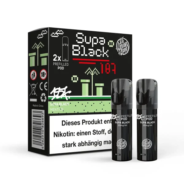 187 Strassenbande Pod - Supa Black (2er Pack)
